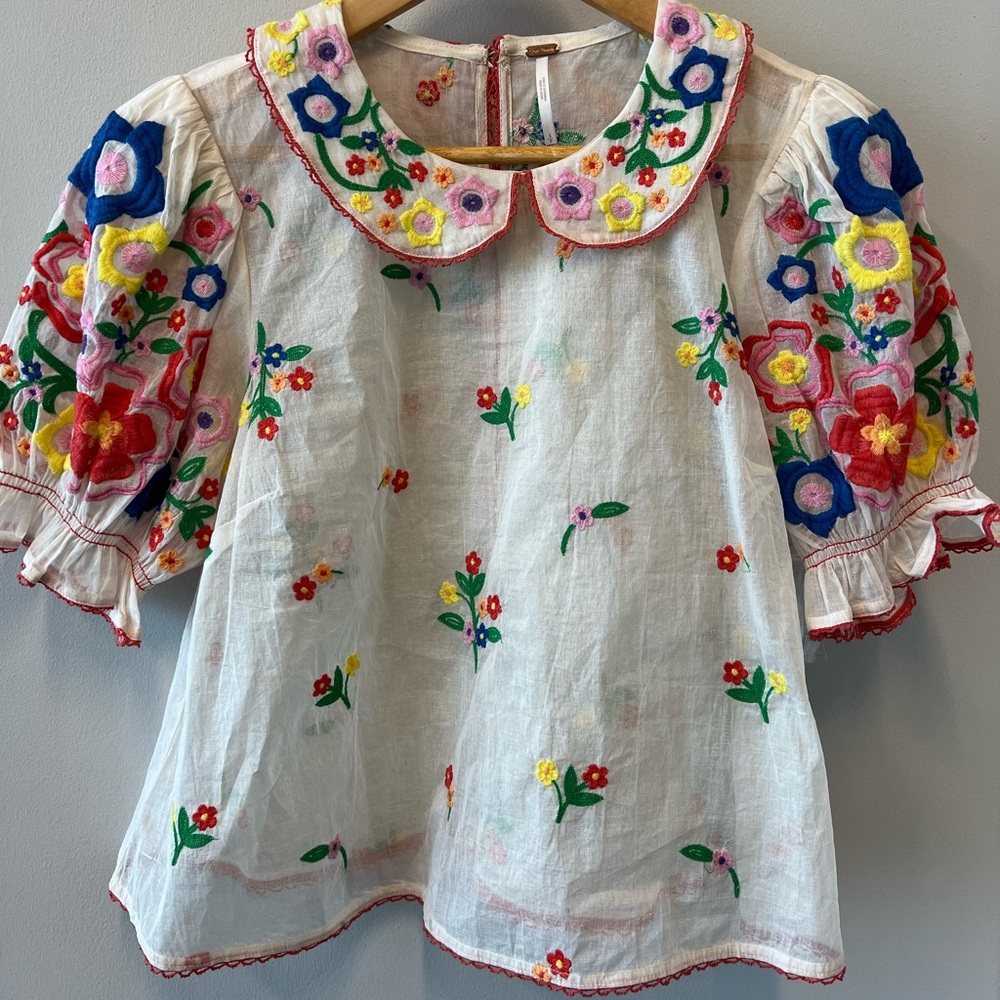 Free People Flowers of Love Top
